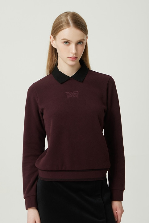 WOMEN WINTER BACK ZIP COLLAR LONG-SLEEVE