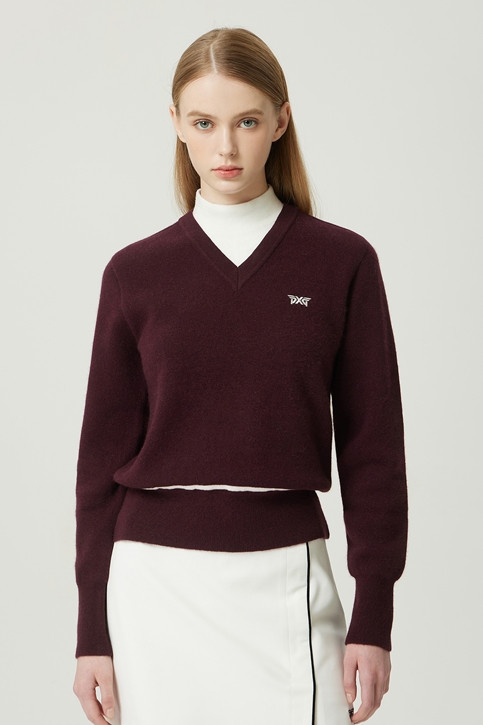 WOMEN WINTER WINDPROOF COLOR POINT SWEATER