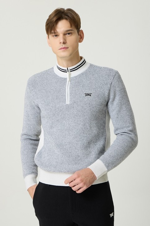 WINTER HALF ZIP-UP WINDPROOF SWEATER
