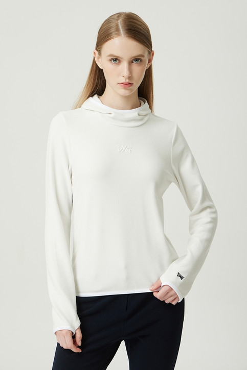 WOMEN WINTER MINI HOOD LONG-SLEEVE