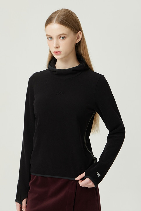 WOMEN WINTER MINI HOOD LONG-SLEEVE