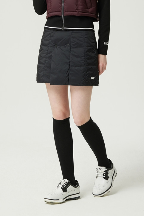 WOMEN WINTER PADDED LAYERED SKIRT