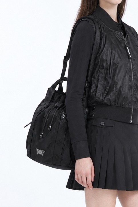 WOMEN DRAWSTRING BAG PKFCW840521 BLACK 상품 이미지 1