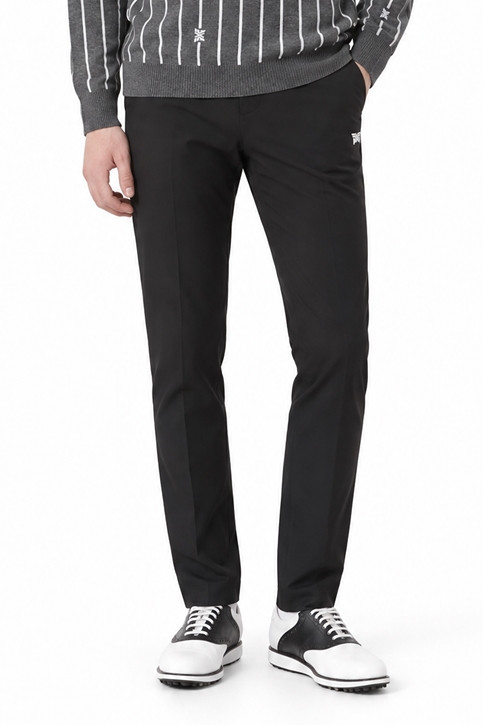 MEN ESSENTIAL STANDARD FIT PANTS PKFPM510221 BLACK 상품 이미지 1