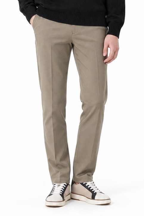 MEN R/N STANDARD FIT PANTS PKFPM510605 BEIGE 상품 이미지 1