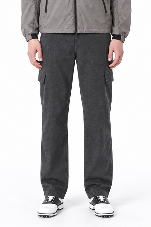 MEN DYEING SEMI-TAPERED FIT PANTS PKFPM510713 D/GREY 상품 이미지 1
