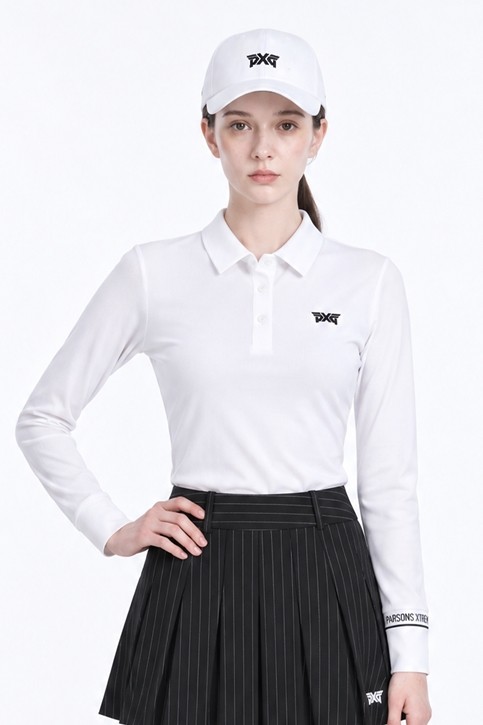 WOMEN BASIC COLLAR LONG SLEEVE PKFPW210401 01,21 상품 이미지 1