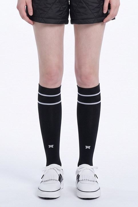 WOMEN STRIPE POINT KNEE SOCKS PKFPW880621 01,21 상품 이미지 1