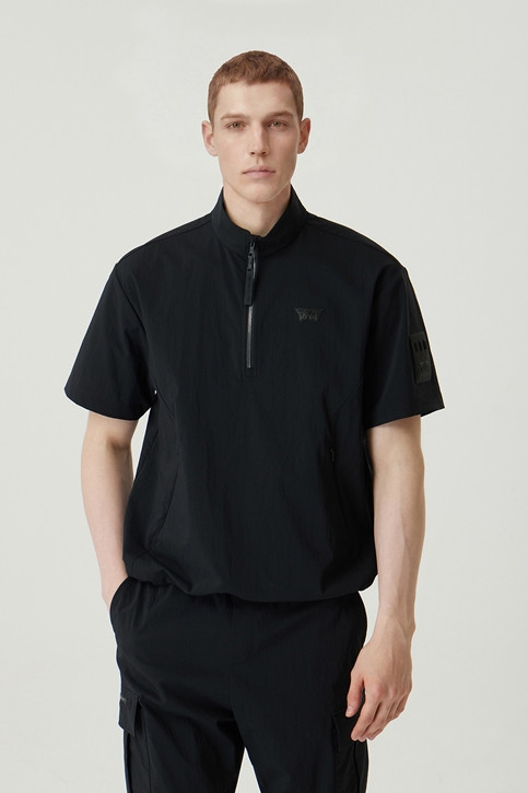 MEN SHORT SLEEVE ANORAK JACKET