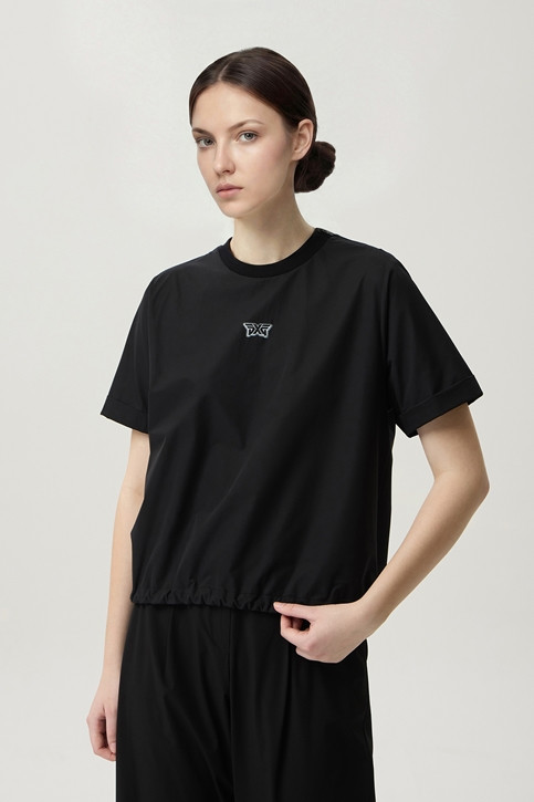 WOMEN ROUND NECK ANORAK SHORT SLEEVE
