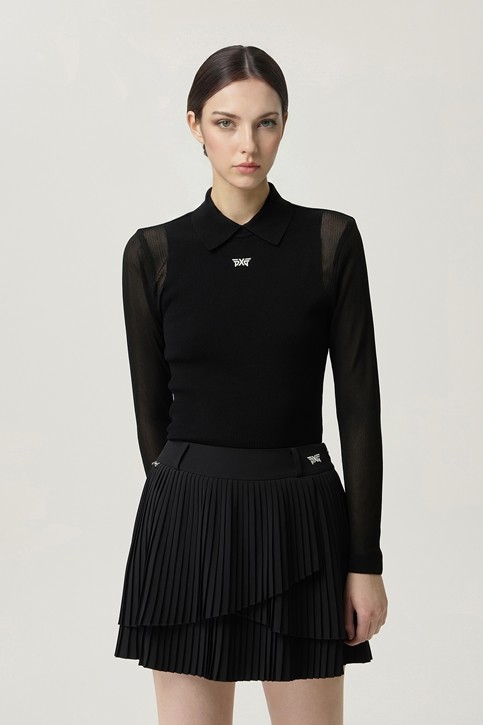 WOMEN COOL SLEEVE HIGH NECK SWEATER