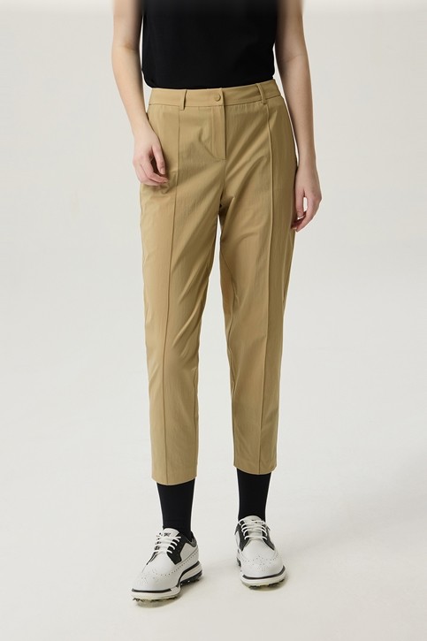 WOMEN SEAMED TAPERED FIT PANTS