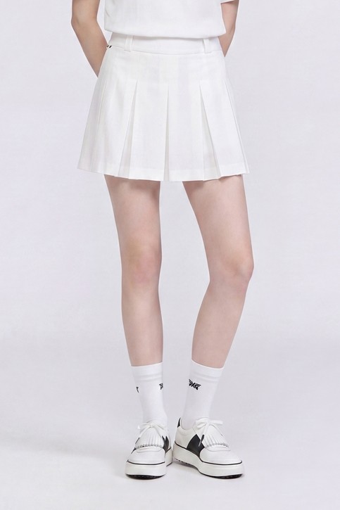 WOMEN TEXTURED PLEATED SKIRT SET-UP