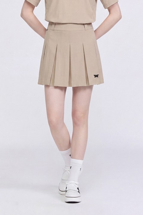 WOMEN TEXTURED PLEATED SKIRT SET-UP