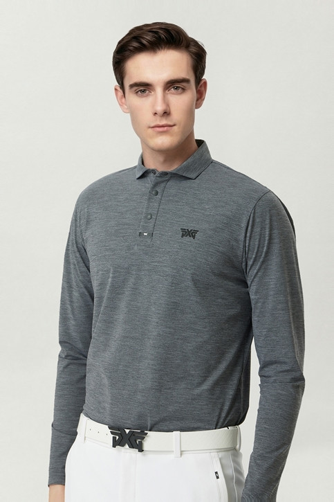 MEN ESSENTIAL COLLAR LONG SLEEVE