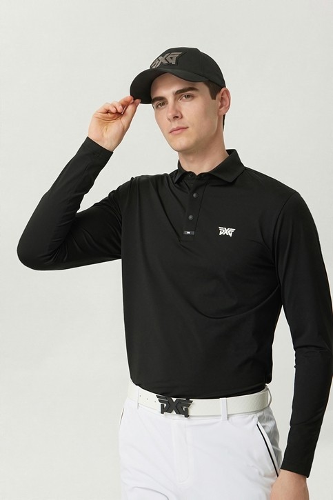 MEN ESSENTIAL COLLAR LONG SLEEVE