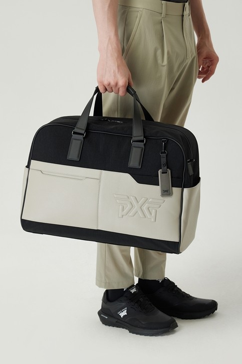 PERFORATED HYBRID BOSTON BAG