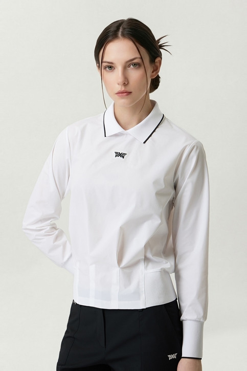 WOMEN HOURGLASS FIT COLLAR LONG SLEEVE