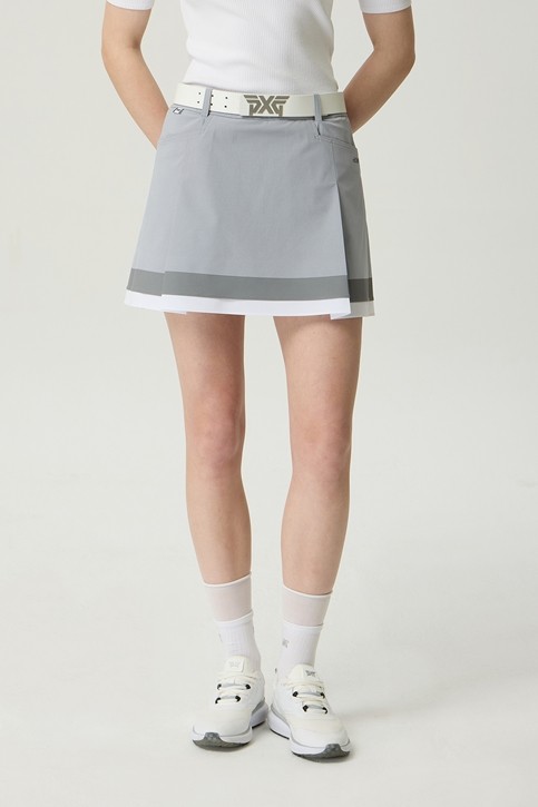 WOMEN BACK PLEATED SKIRTS