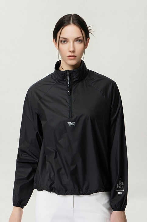 WOMEN HIGH NECK ANORAK JACKET