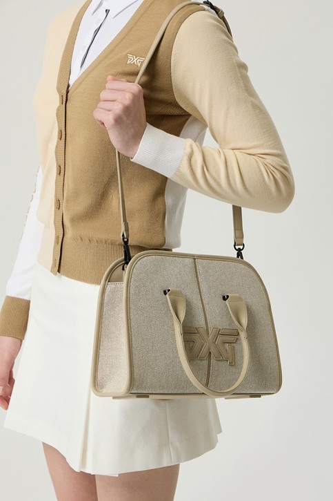 WOMEN SEMI-CIRCULAR TOTE BAG