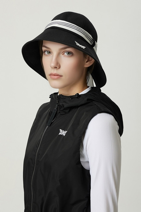 WOMEN NEW SHAPE RIBBON BUCKET HAT