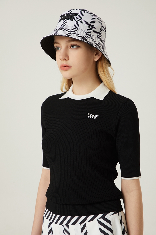 CHECK REVERSIBLE BUCKET HAT