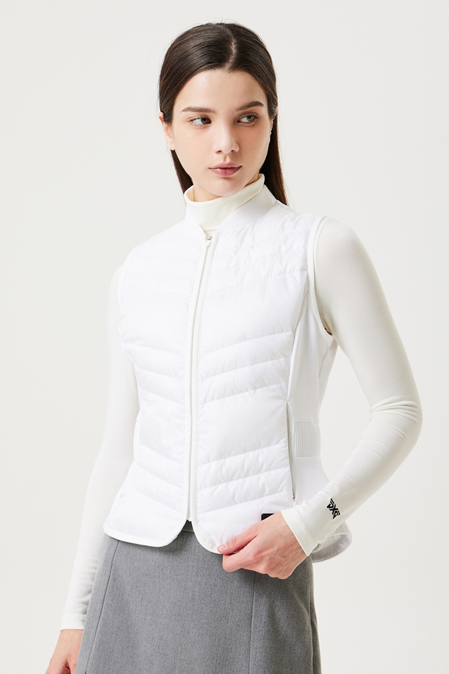 WOMEN HYBRID DOWN VEST