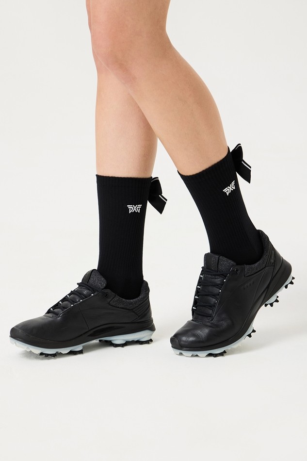 WOMEN RIBBON POINT HIGH SOCKS