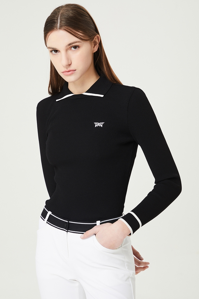 WOMEN COLLARED SWEATER