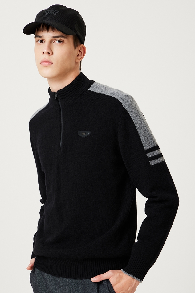 WINTER MOCK NECK WINDPROOF SWEATER