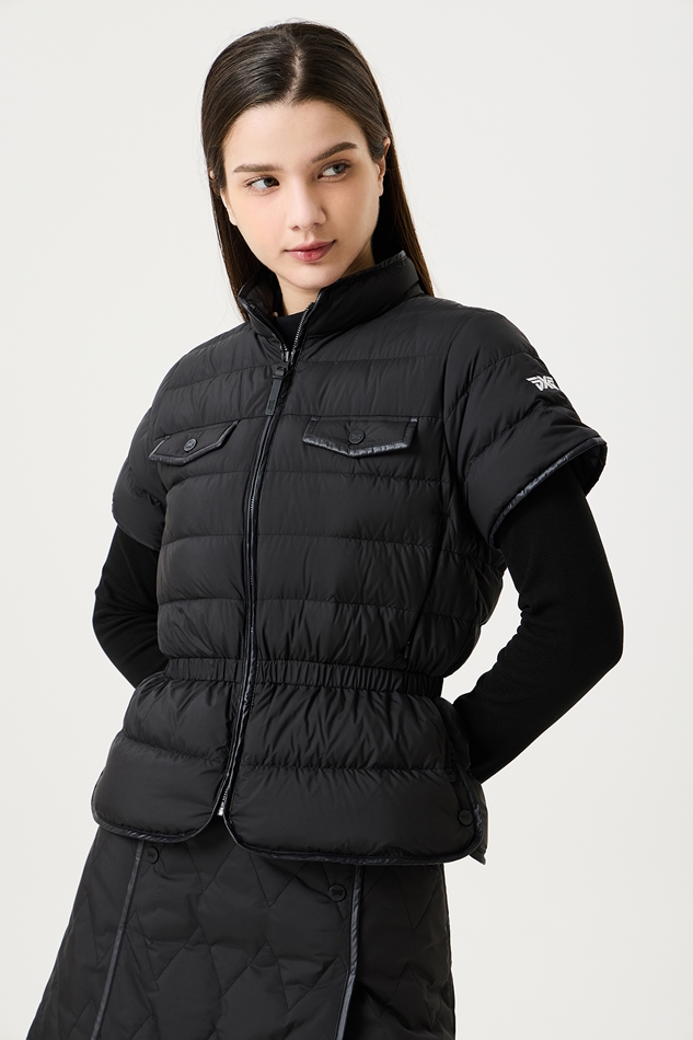 WOMEN WINTER SHORT SLEEVED DOWN JACKET