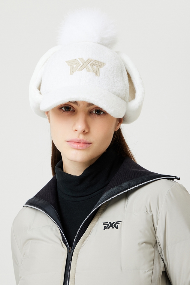 WOMEN FOX FUR BASIC CAP