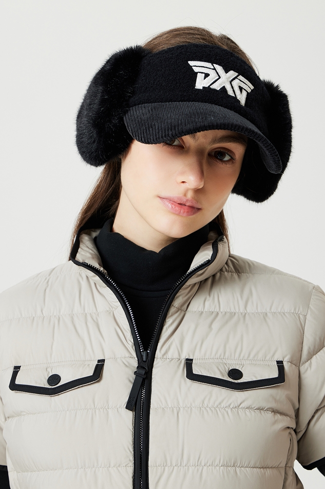 WOMEN FUR VISOR