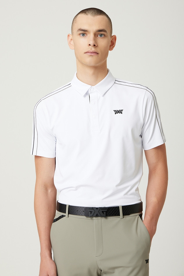 LINE POINT COLLAR SHORT-SLEEVE