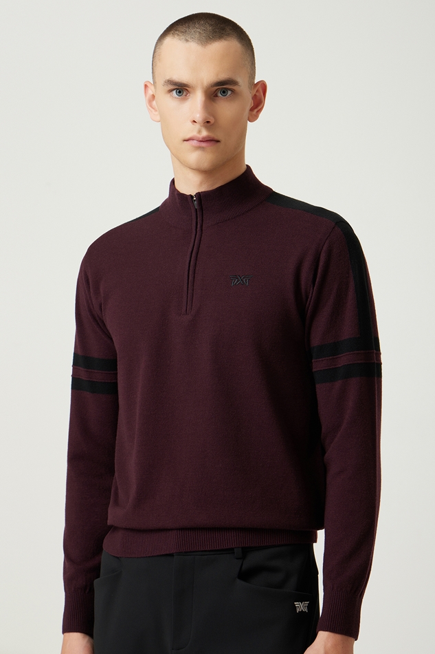 HALF ZIP-UP SWEATER