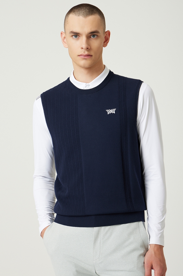 ROUND NECK SWEATER VEST