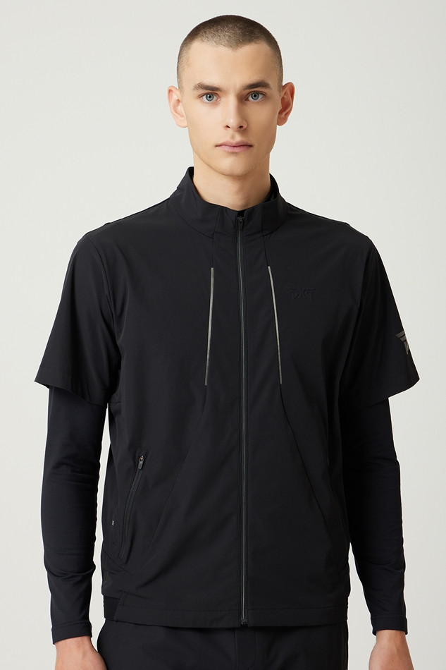 SHORT-SLEEVED SWING JACKET