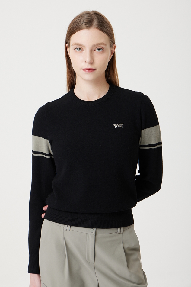 WOMEN LINE POINT SWEATER