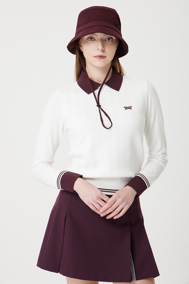WOMEN COLLARED POINT SWEATER