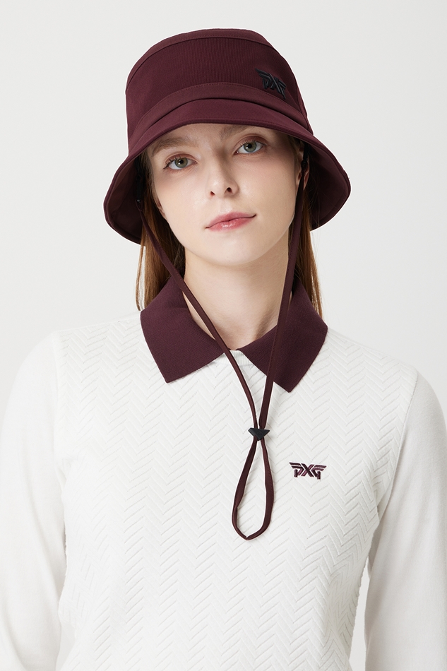 WOMENS TEXTURED BUCKET HAT