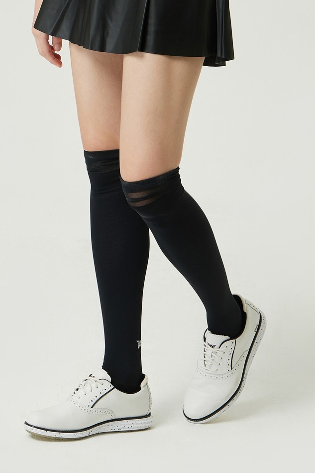 WOMEN SEE-THROUGH OVER THE KNEE