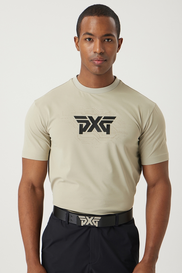 SUMMER GRAPHIC ROUND NECK SHORT-SLEEVE