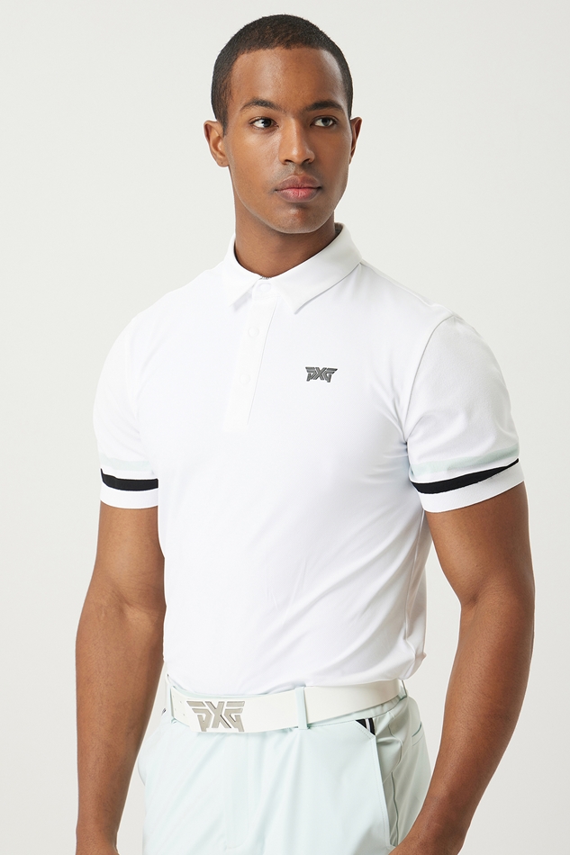 SUMMER KNITTED SLEEVE COLLAR SHORT-SLEEVE