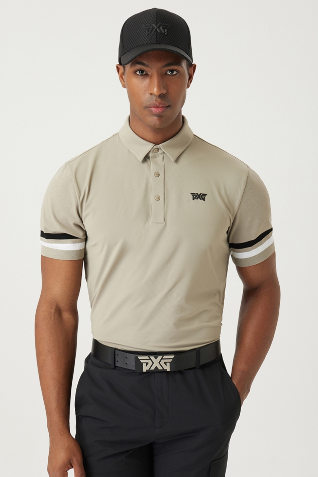 SUMMER KNITTED SLEEVE COLLAR SHORT-SLEEVE