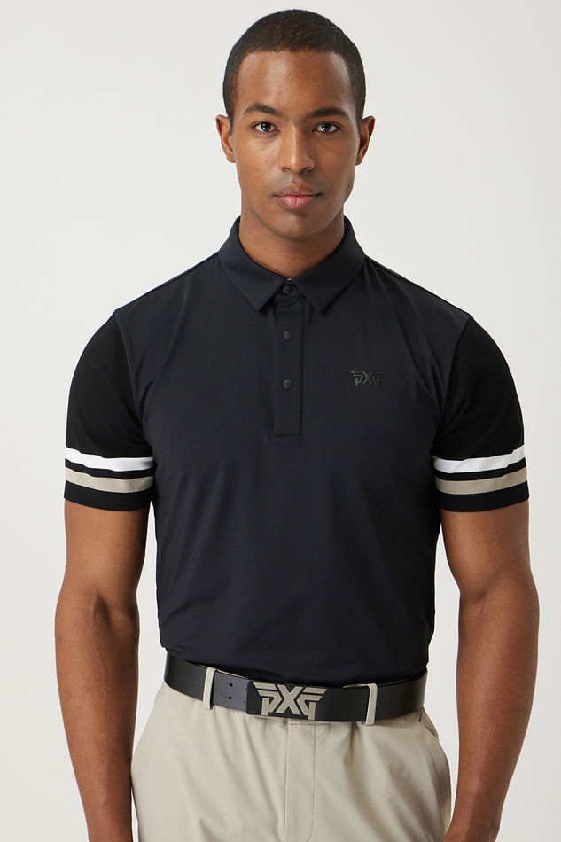 SUMMER KNITTED SLEEVE COLLAR SHORT-SLEEVE