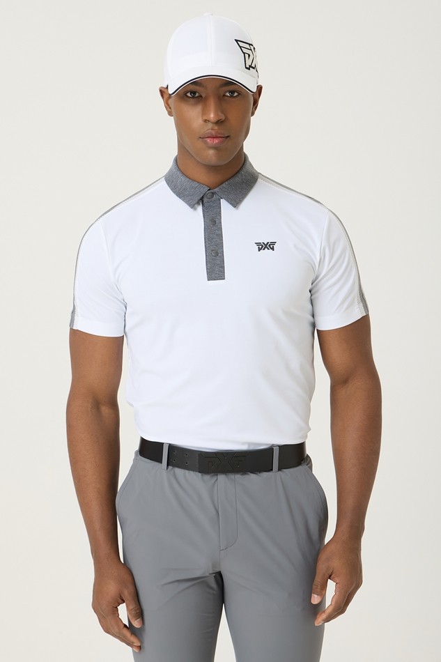 SUMMER KNITTED POINT COLLAR SHORT-SLEEVE