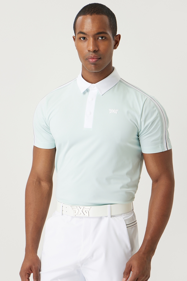 SUMMER KNITTED POINT COLLAR SHORT-SLEEVE