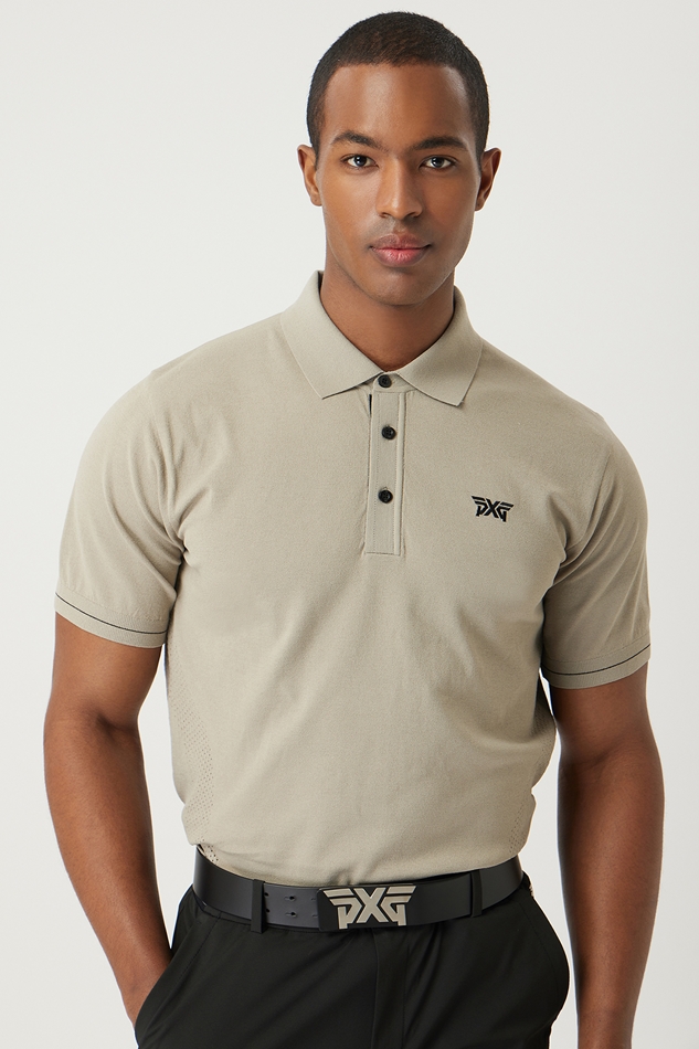SUMMER COLLARED SHORT SLEEVE KNIT
