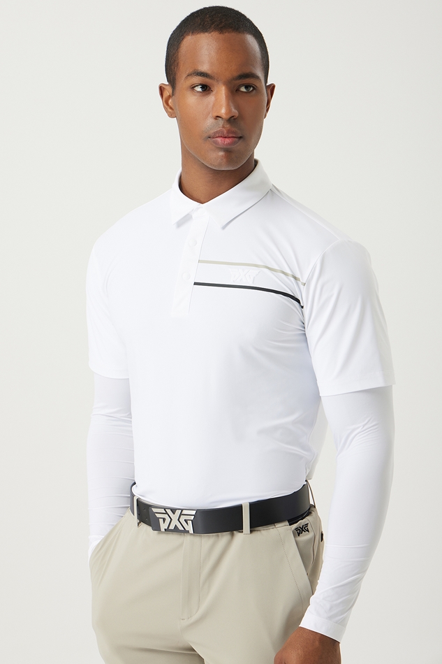 SUMMER COOL SLEEVE LAYERED COLLAR LONG-SLEEVE